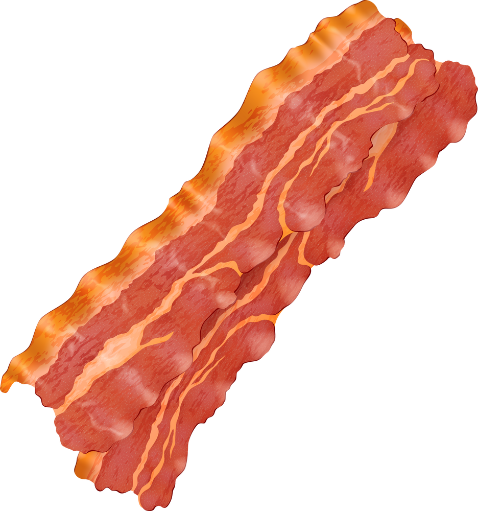 Fried Bacon Slice